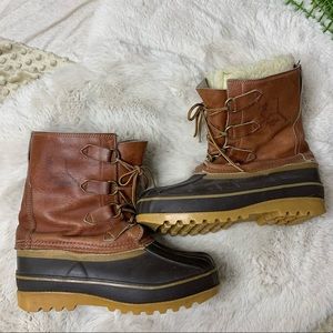 Alaskan PAC Duck Winter Boots Wool Lined 7